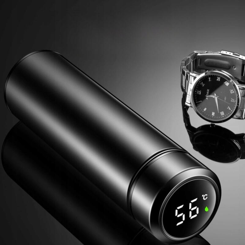 Kubek Termiczny Termos Do Herbaty Kawy Wyświetlacz Temperatury Bidon 500ml