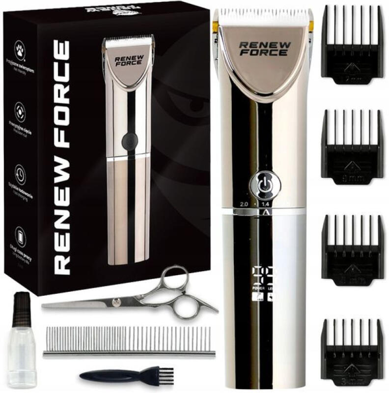 MASZYNKA DO STRZYŻENIA PSÓW PSA ZWIERZĄT CICHA BEZPRZEWODOWA MOCNA DOKŁADNA