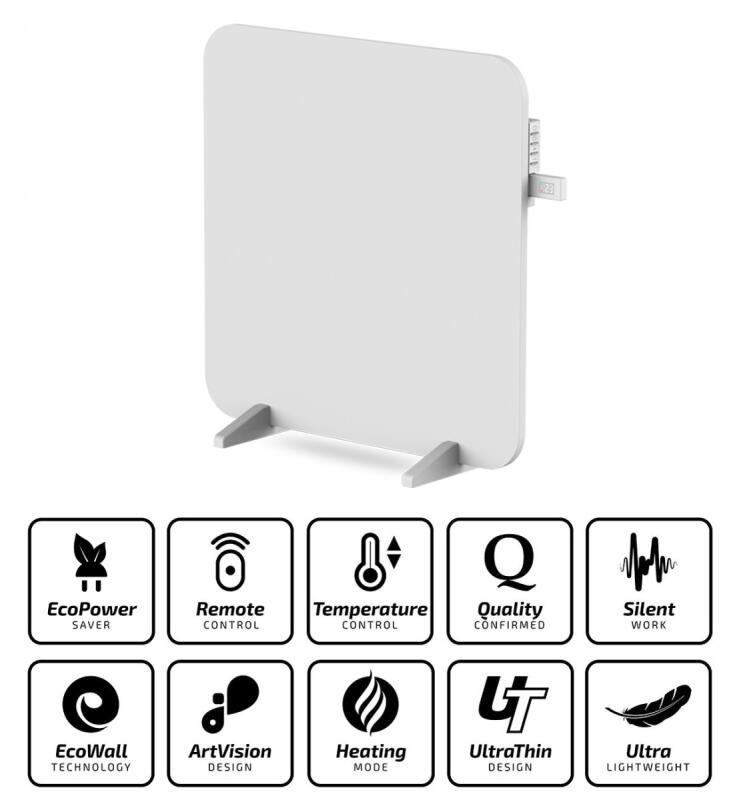 GRZEJNIK NA PODCZERWIEŃ PROMIENNIK PODCZERWIENI TERMOSTAT WIFI CRONOS 450W