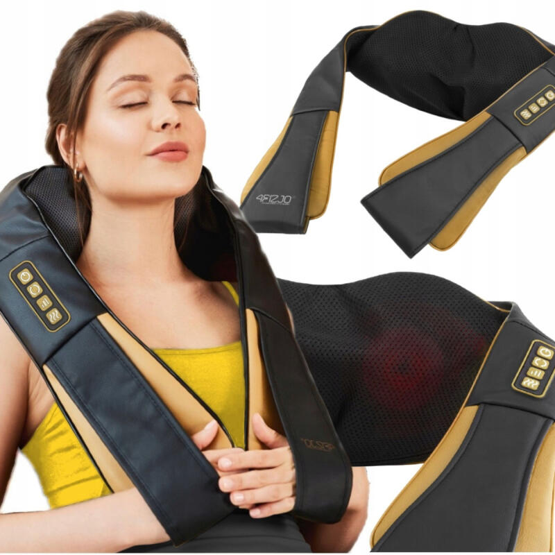 MASAŻER DO STÓP PLECÓW SZYI KARKU CIAŁA MASAŻER SHIATSU GRZEJĄCY
