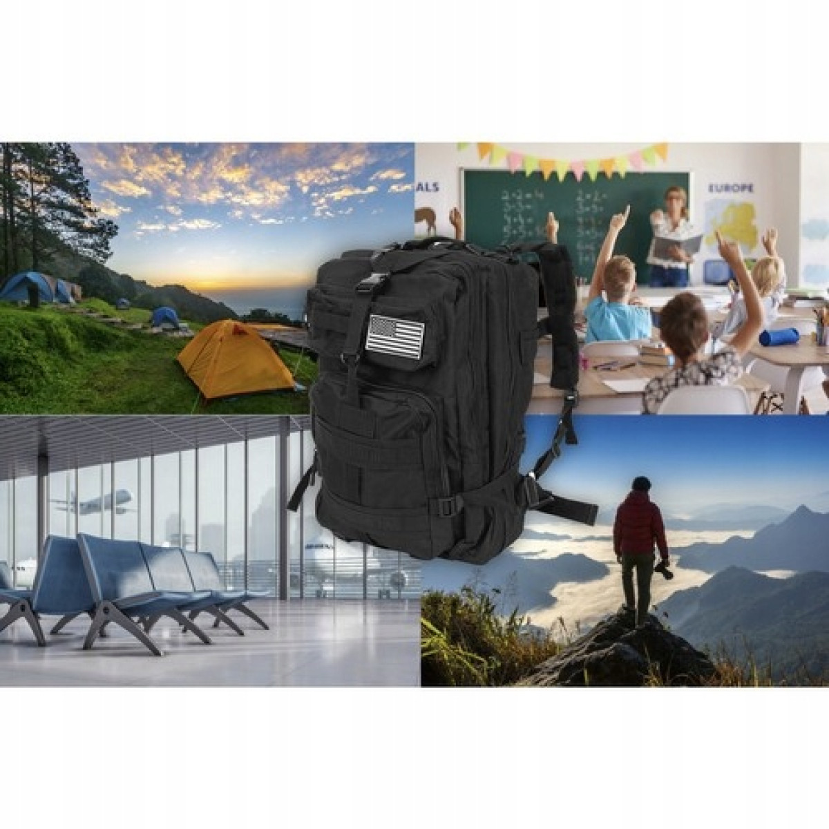 PLECAK TURYSTYCZNY WOJSKOWY TAKTYCZNY MILITARNY 28L DUŻY WYTRZYMAŁY XL