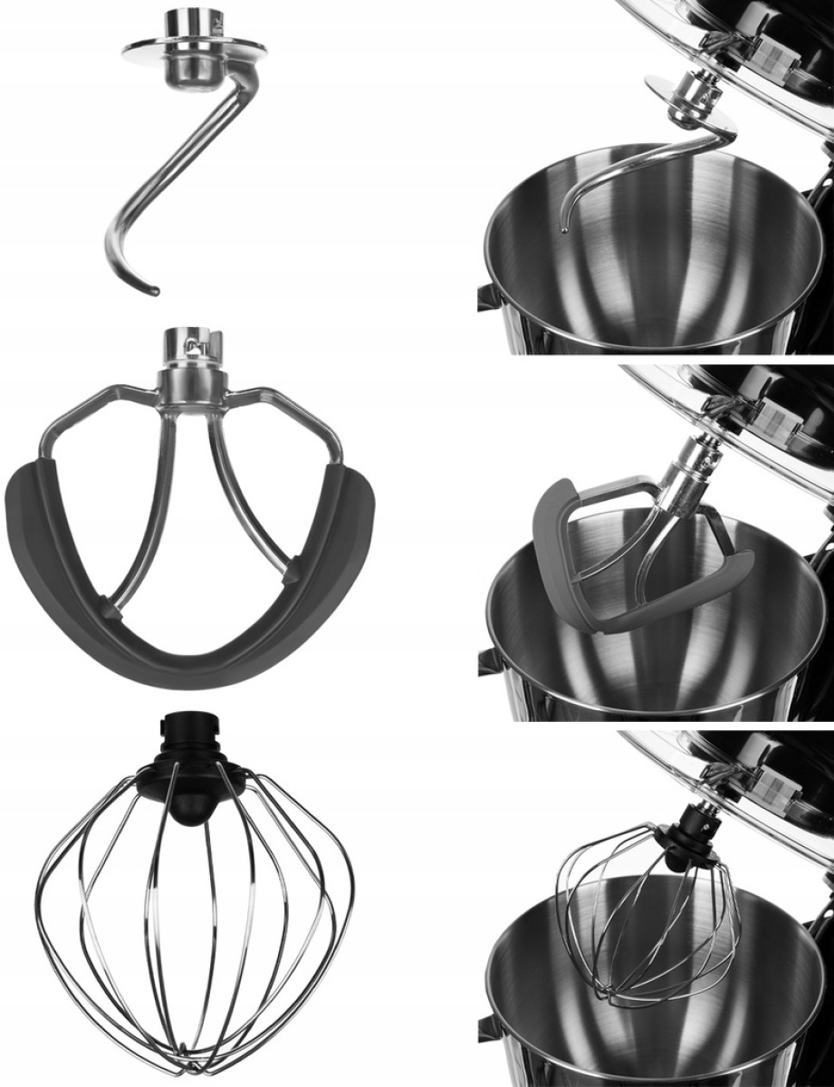 ROBOT PLANETARNY KUCHENNY 3w1 DUŻY 6,2L MIKSER BLENDER MASZYNKA + GRATIS