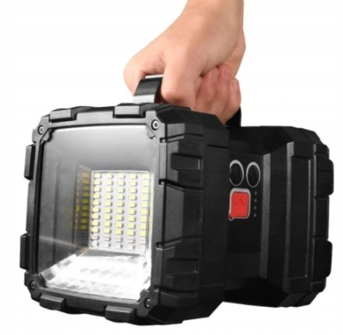 LATARKA LED AKUMULATOROWA BARDZO MOCNA SZPERACZ POWERBANK USB C DWUSTRONNA